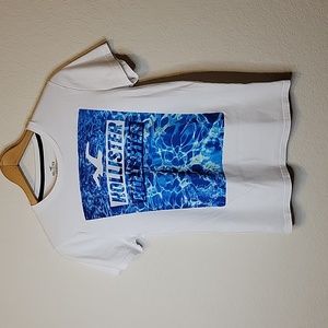 Hollister California White T-Shirt size small